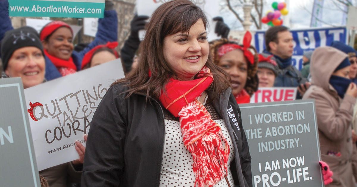 Abby Johnson worked at Planned Parenthood. Now she is a leader of the  pro-life movement.